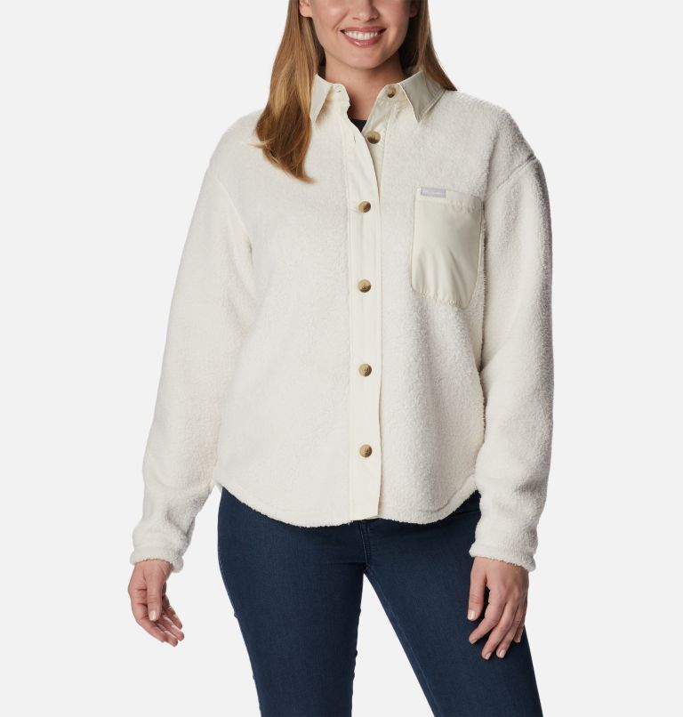 Women's West Bend Shirt Jacket, Color: Chalk, image 3