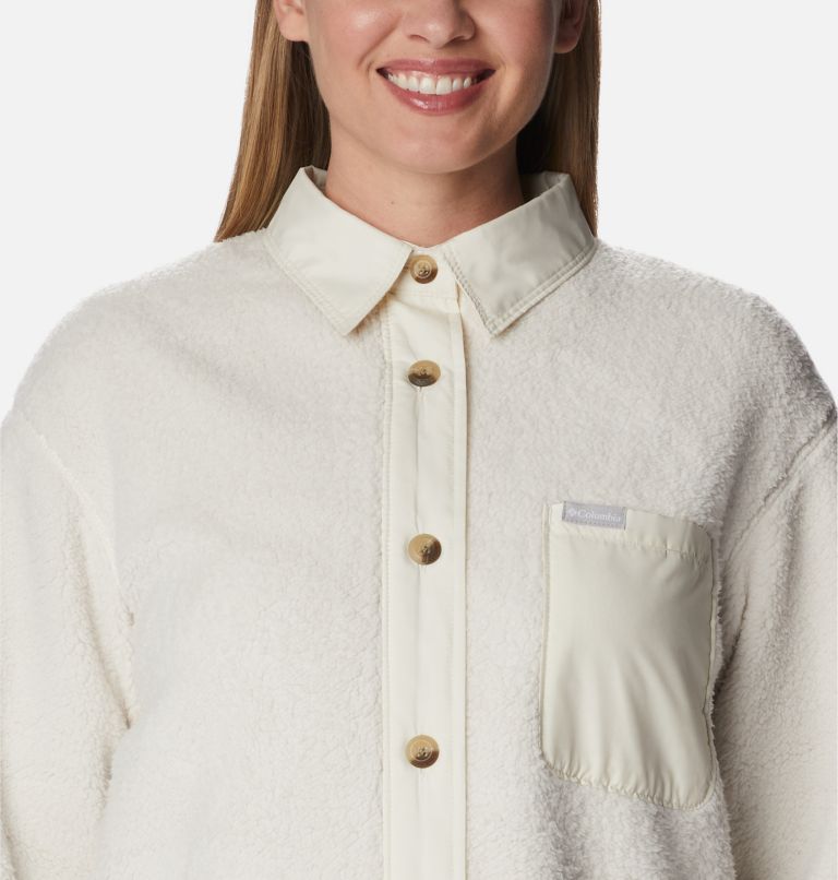 Thumbnail: Women's West Bend Shirt Jacket, Color: Chalk, image 5