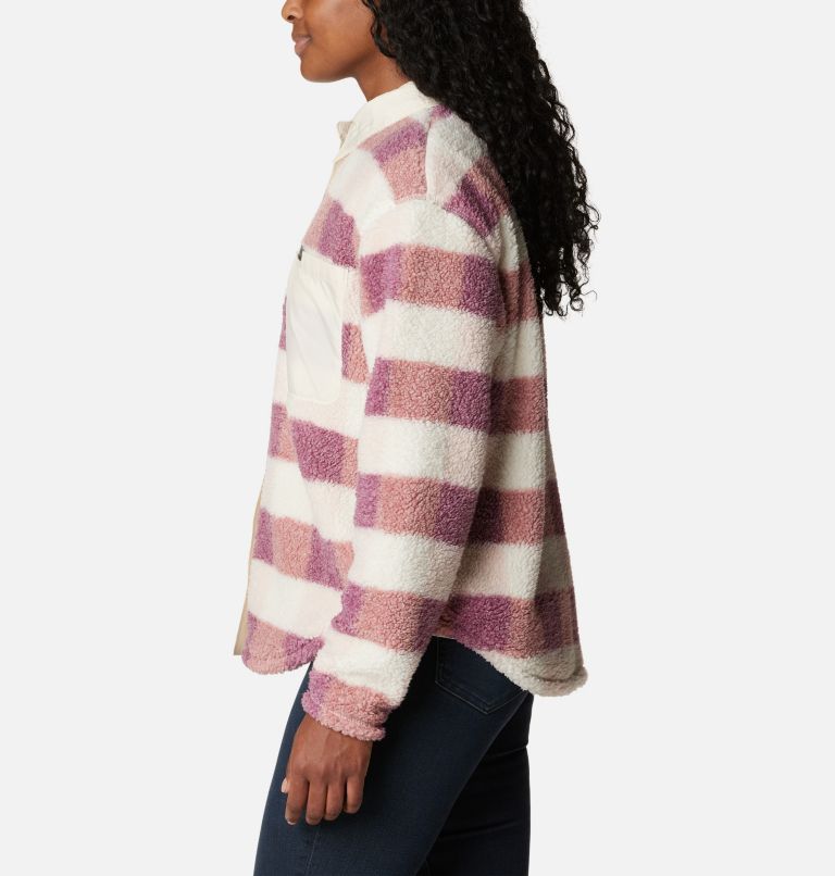 West Bend Shirt Jacket | 626 | L, Color: Dusty Pink Multi Check, Chalk, image 3