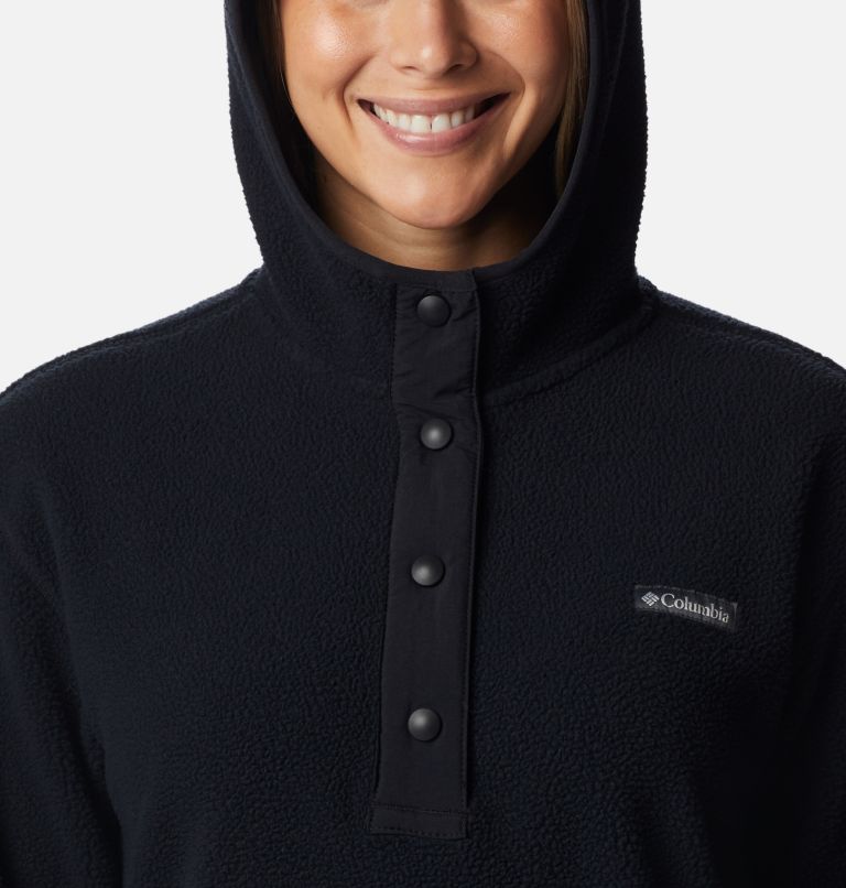 Women's Echo Hills Sherpa Fleece Hoodie, Color: Black, image 4
