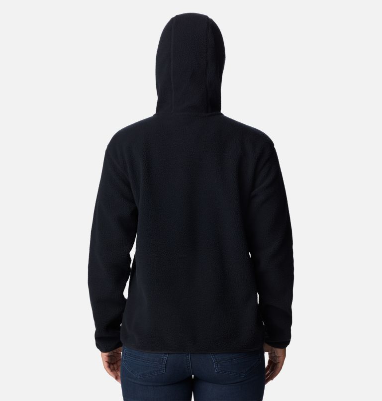 Women's Echo Hills Sherpa Fleece Hoodie, Color: Black, image 2