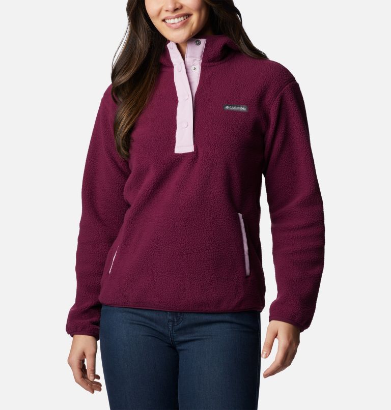 Echo Hills Sherpa Hoodie | 616 | XL, Color: Marionberry, Aura, image 1