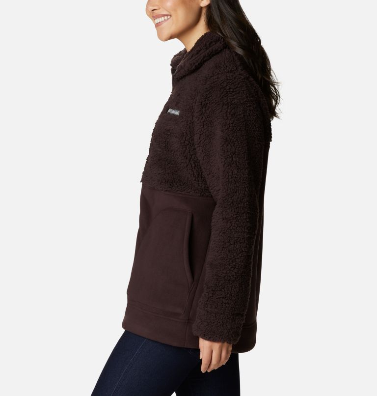 Women's Winter Pass Sherpa Long Full Zip Fleece Jacket, Color: New Cinder, image 3