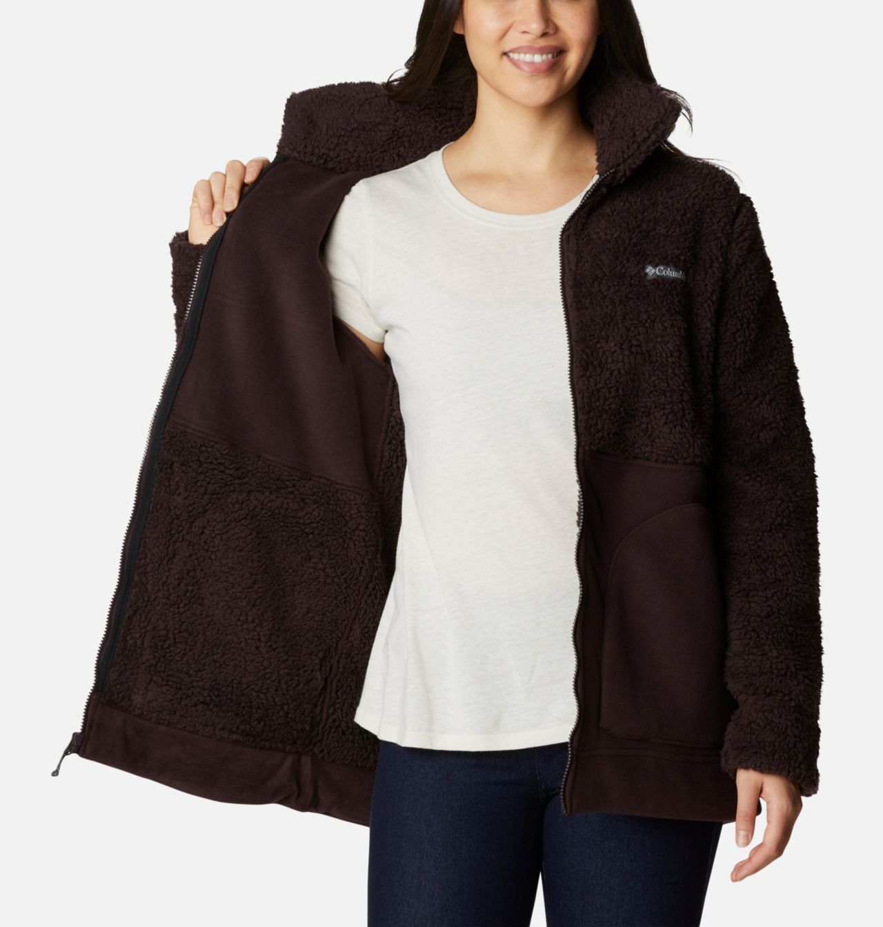 Women's Winter Pass™ Sherpa Long Full Zip Fleece Jacket 5