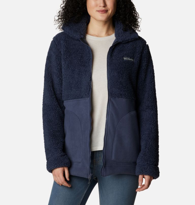 Thumbnail: Winter Pass Sherpa Long Full Zip | 466 | S, Color: Nocturnal, image 6