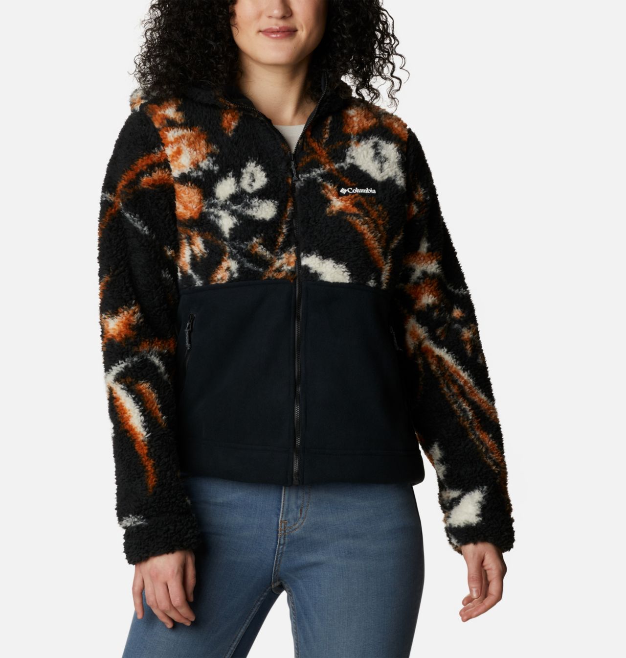 Women's Winter Pass™ Sherpa Hooded Full Zip Fleece Jacket 1