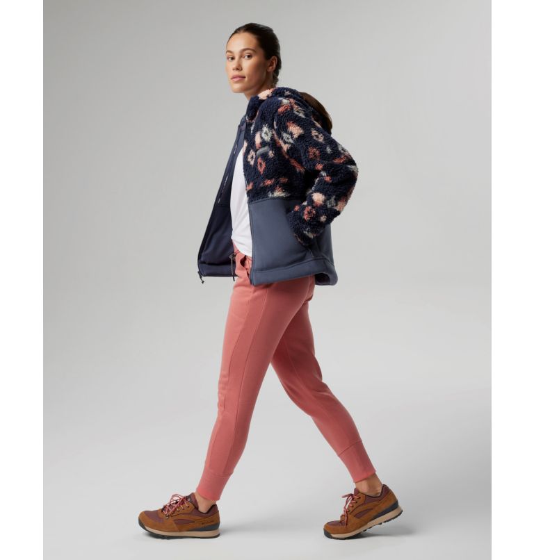 Veste polaire zippée à capuchon Winter Pass Femme, Color: Nocturnal Rocky MT Print, Nocturnal, image 9