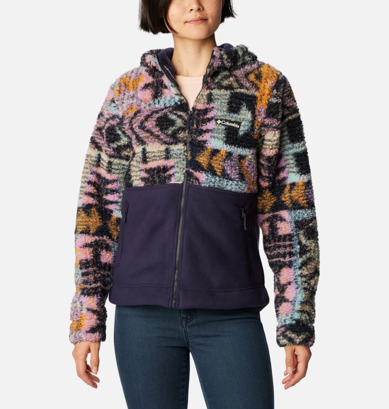 Women's Winter Pass™ Sherpa Hooded Full Zip Fleece Jacket 1