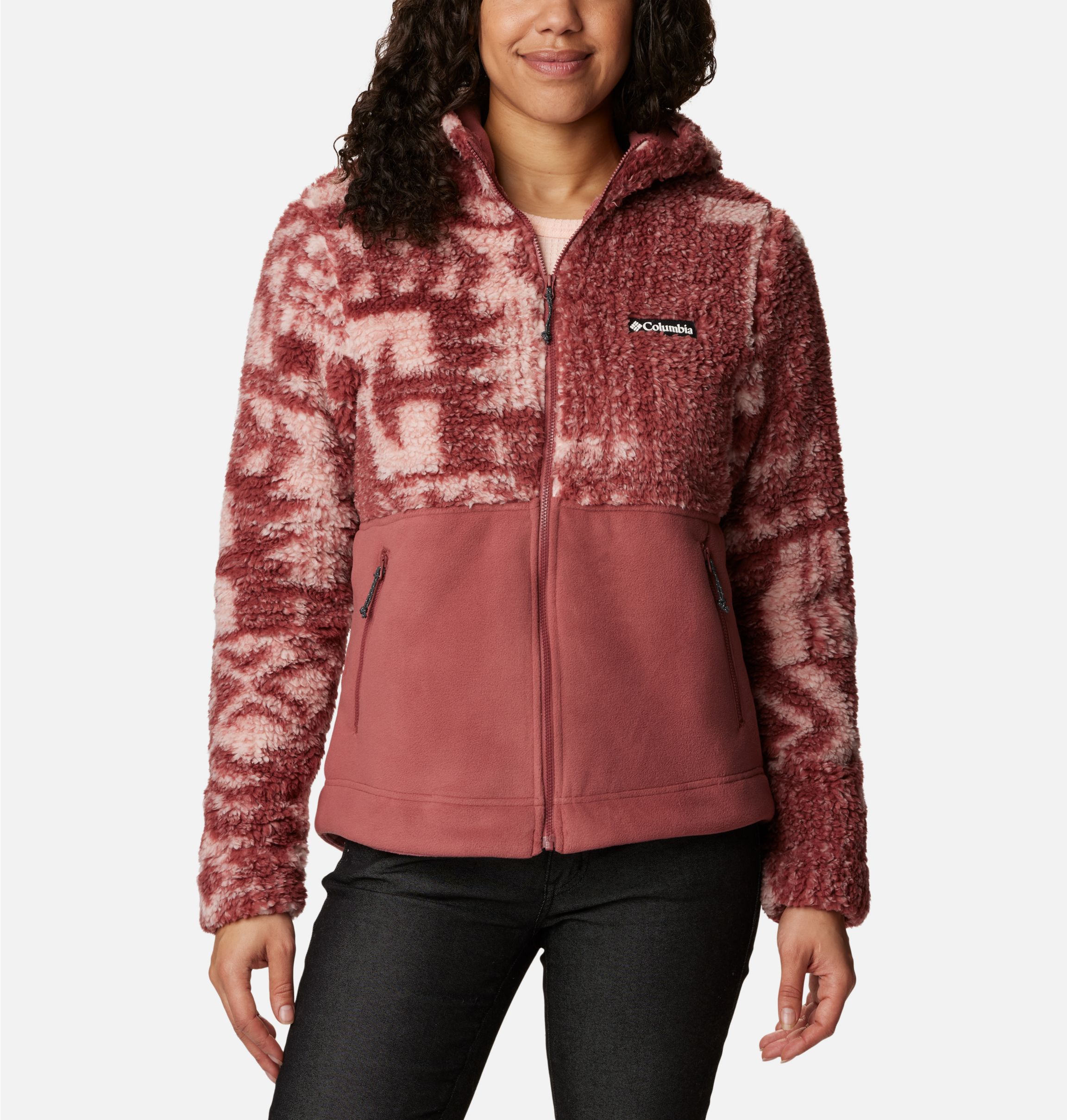 Columbia Winter Pass™ Print Full Zip Fleece - Night Wave Quilted Print –  Route One