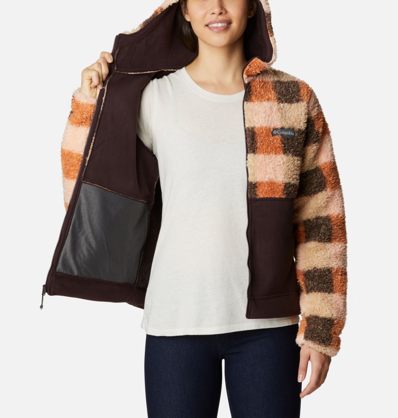 Women's Winter Pass™ Sherpa Hooded Full Zip Fleece Jacket 5