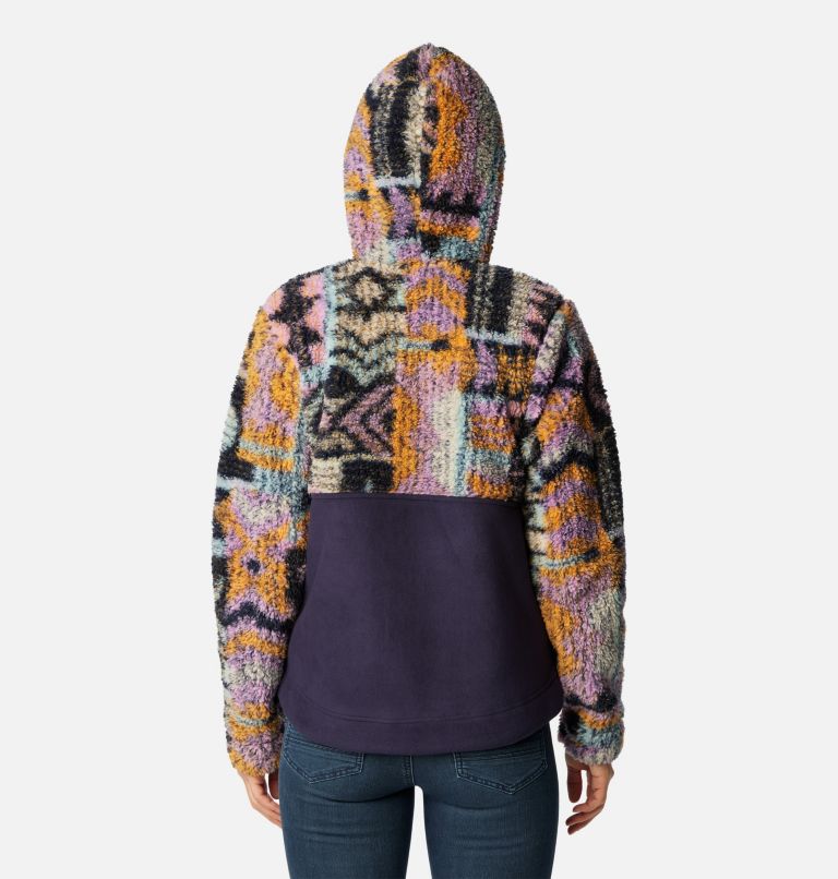 Winter Pass Sherpa Hooded Full zip | 472 | L, Color: Dark Nocturnal Pathways, image 2