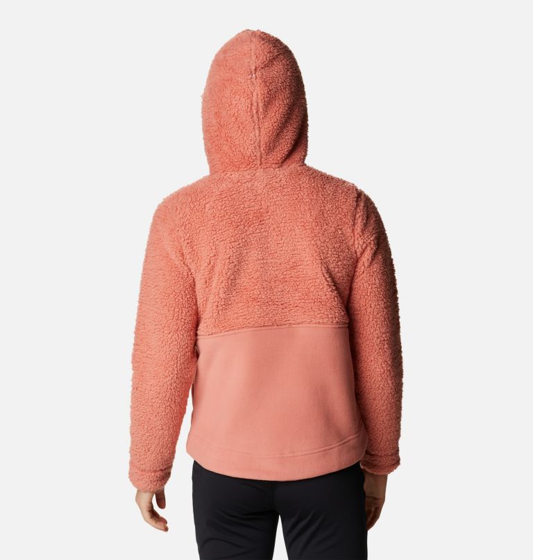 Winter Pass Sherpa Hooded Full zip | 639 | L, Color: Dark Coral, image 2