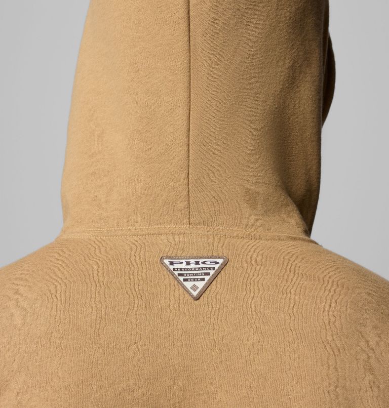 Men's PHG Game Flag II Hoodie, Color: Sahara, Tobacco Hunt Flag, image 6