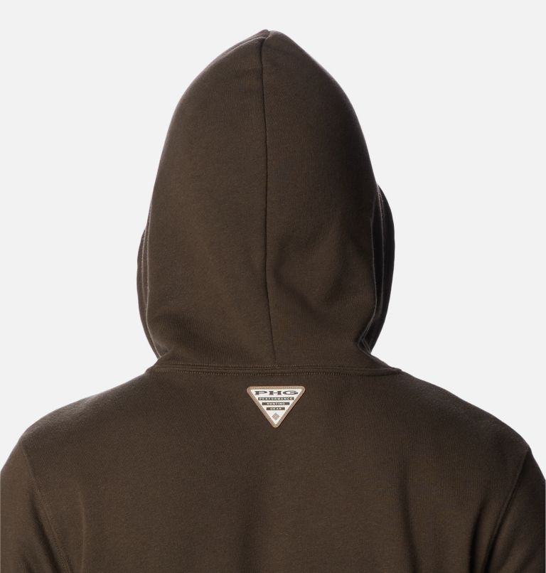 Men's PHG Game Flag II Hoodie, Color: Cordovan, Blaze Big Game Flag, image 5