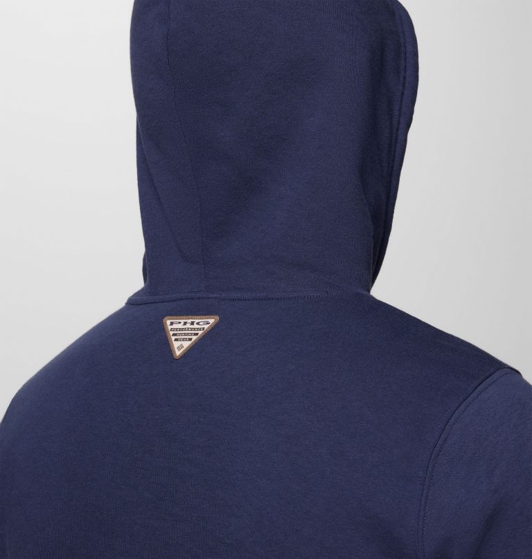 Men's PHG Game Flag II Hoodie, Color: Nocturnal, Red Jasper Hunt Flag, image 6