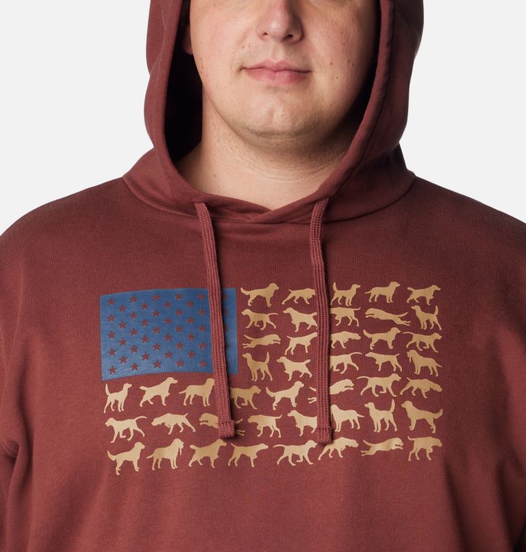 Men's PHG Game Flag II Hoodie - Big , Color: Red Rocks, Sahara Dog Flag, image 4