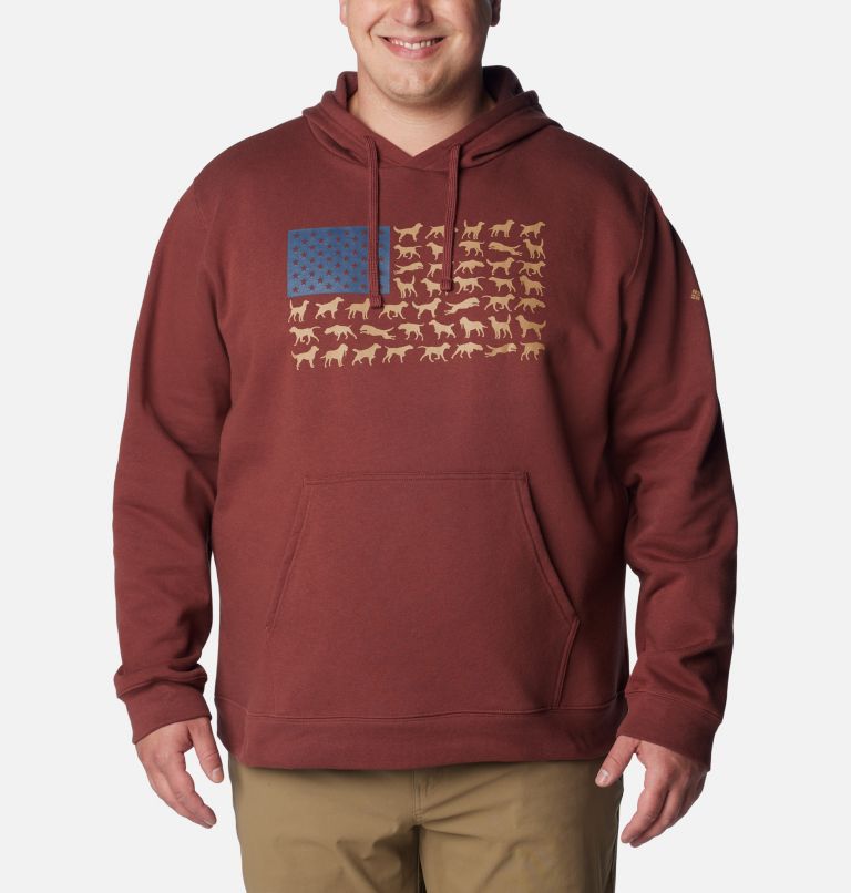 Men's PHG Game Flag II Hoodie - Big , Color: Red Rocks, Sahara Dog Flag, image 1