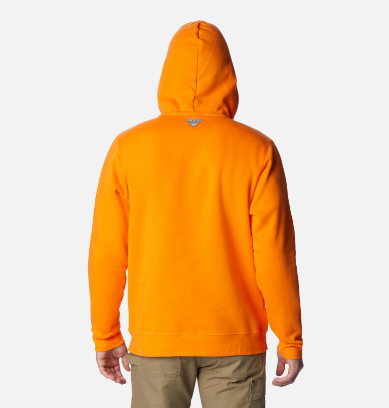 Men's PHG Heritage Hoodie, Color: PHG Orange, Black Rack 'Em, image 2