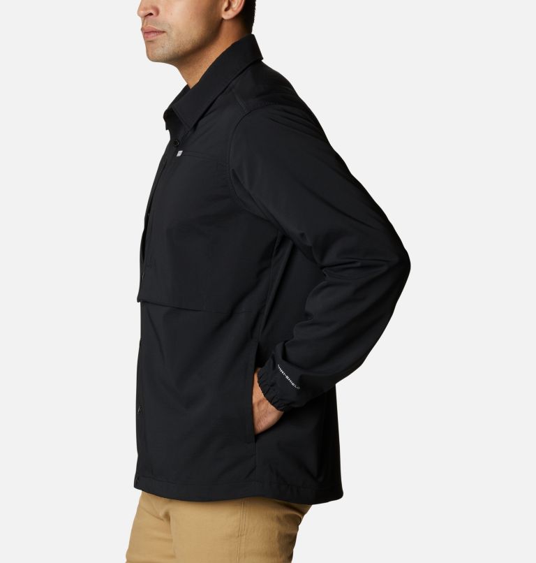 Men's Heritage Ridge Shirt Jacket, Color: Black, image 3