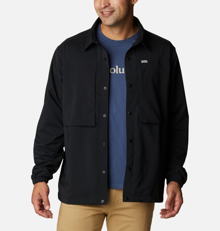 Men's Heritage Ridge Shirt Jacket, Color: Black, image 8
