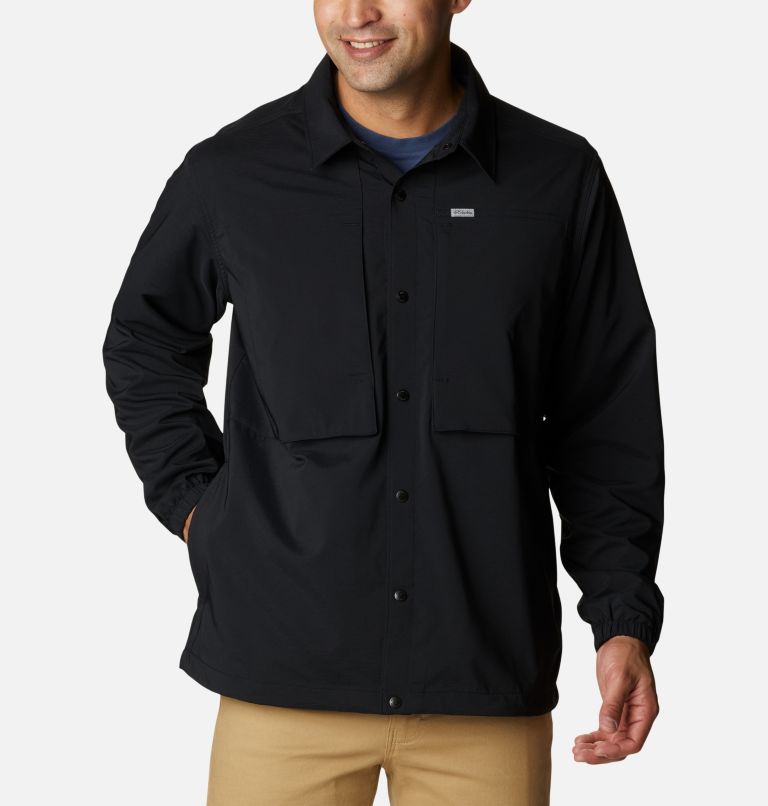 Men's Heritage Ridge Shirt Jacket, Color: Black, image 1