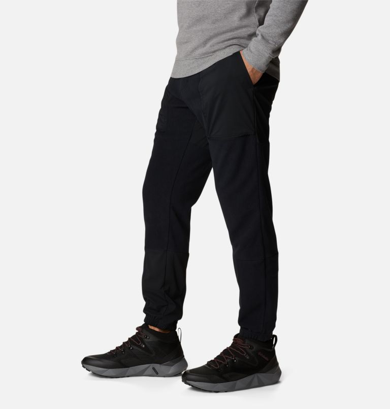 Men's Heritage Ridge Fleece Pants, Color: Black, image 3