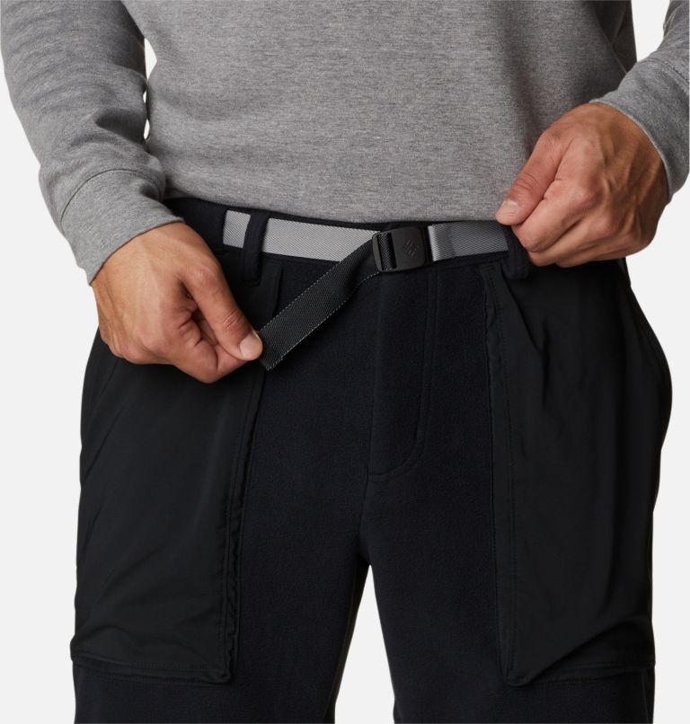 Men's Heritage Ridge Fleece Pants, Color: Black, image 4