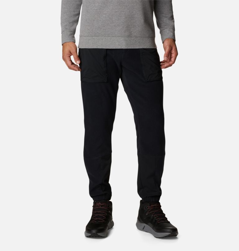 Men's Heritage Ridge Fleece Pants, Color: Black, image 1