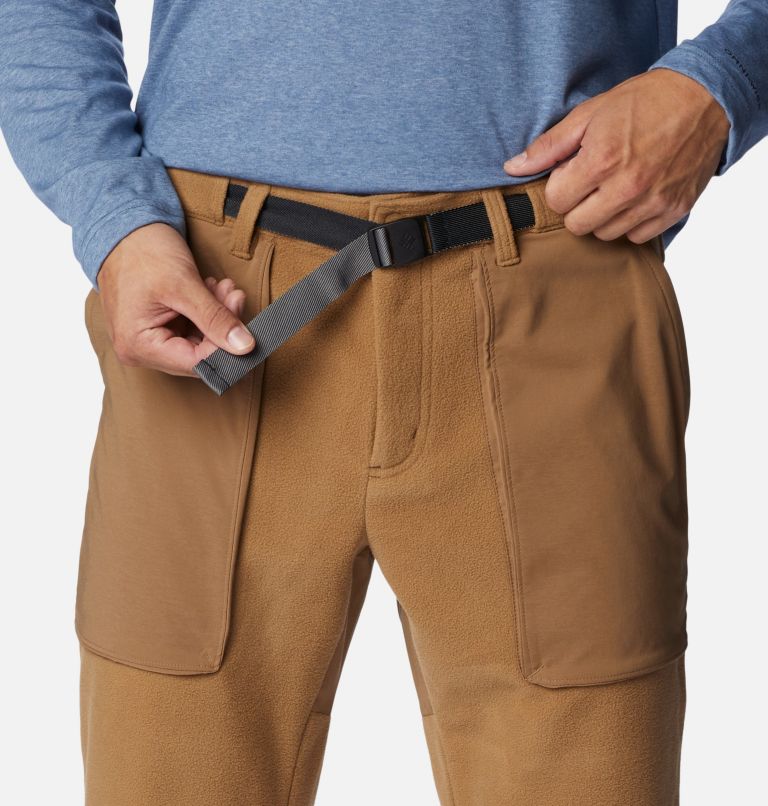 Men's Heritage Ridge Fleece Pants, Color: Delta, image 4