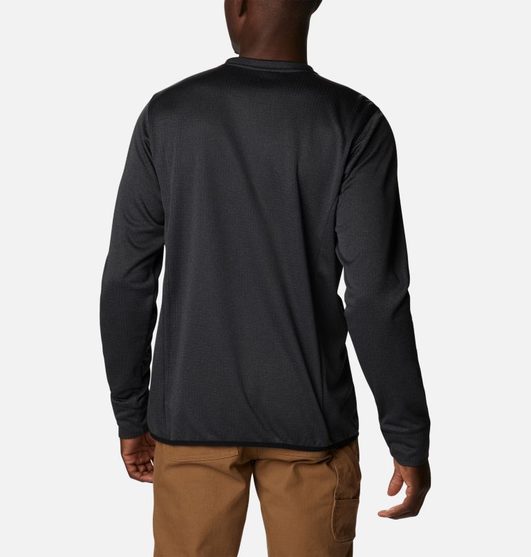 Thumbnail: Men's Park View Crew Shirt, Color: Black Heather, image 2