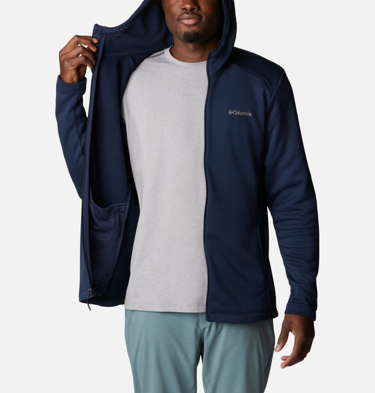 Men's Canyon Gate Hooded Jacket, Color: Collegiate Navy, image 5