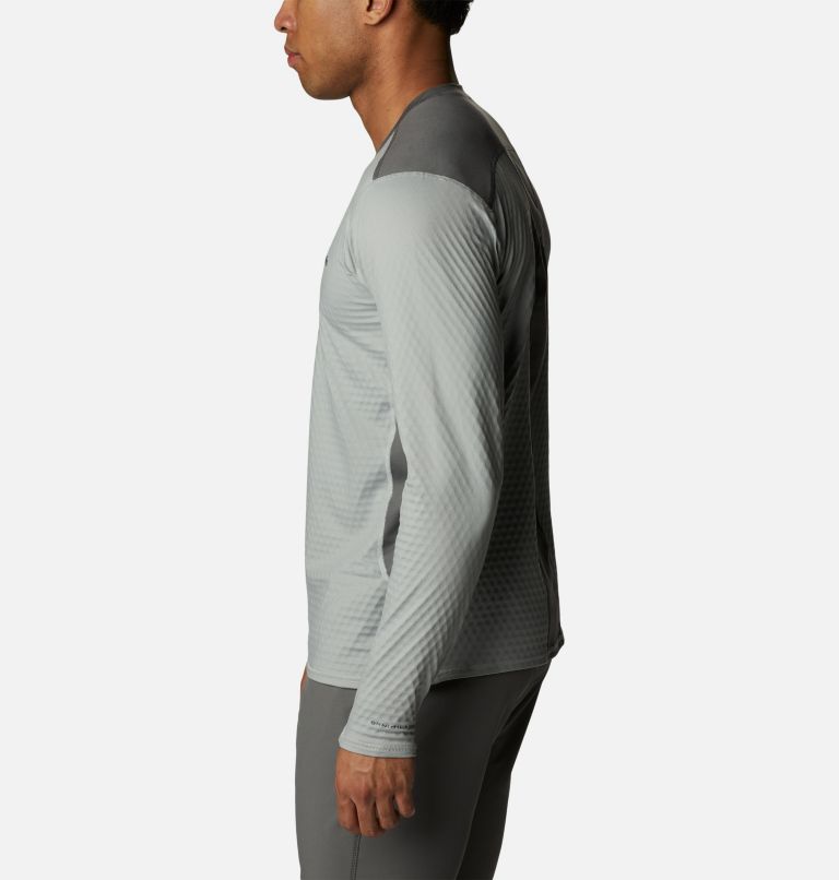 Men's Bliss Ascent Long Sleeve Shirt, Color: Columbia Grey, City Grey, image 3