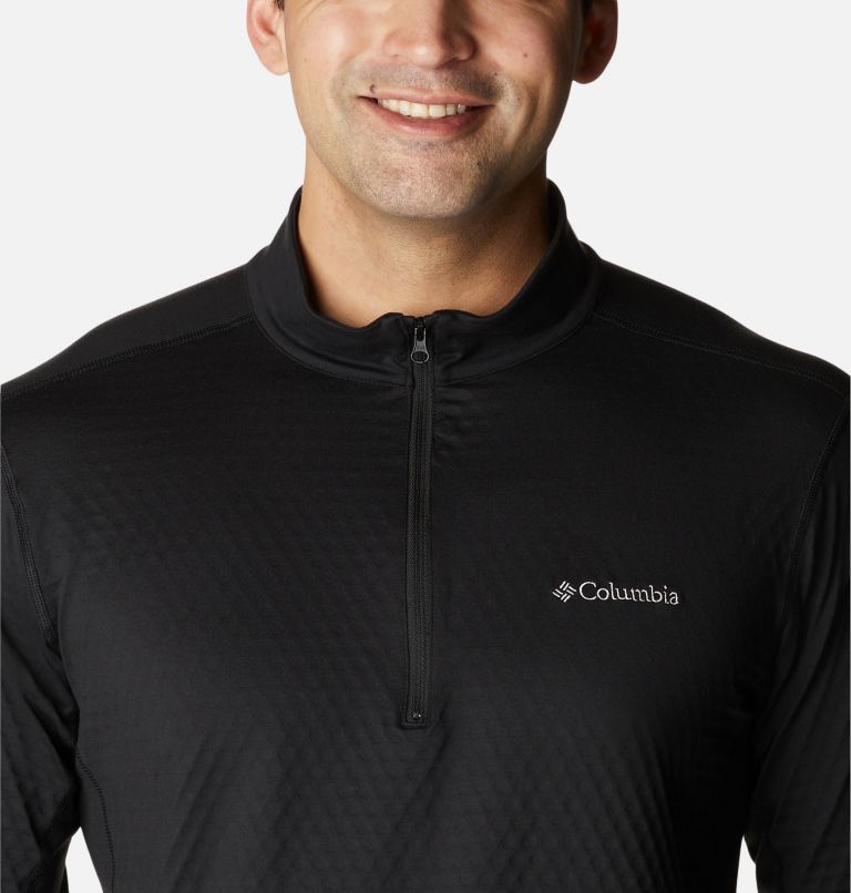 Thumbnail: Men's Bliss Ascent Quarter Zip Pullover, Color: Black, image 4