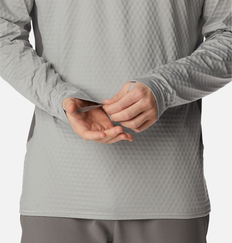 Men's Bliss Ascent Quarter Zip Pullover, Color: Columbia Grey, City Grey, image 5