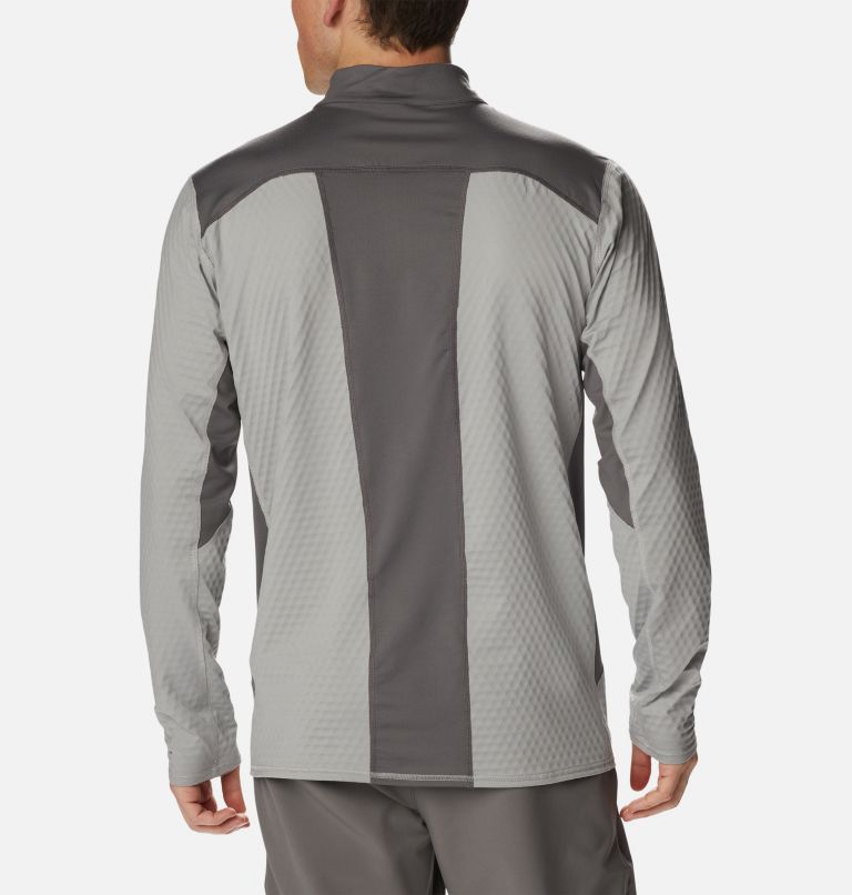 Men's Bliss Ascent Quarter Zip Pullover, Color: Columbia Grey, City Grey, image 2