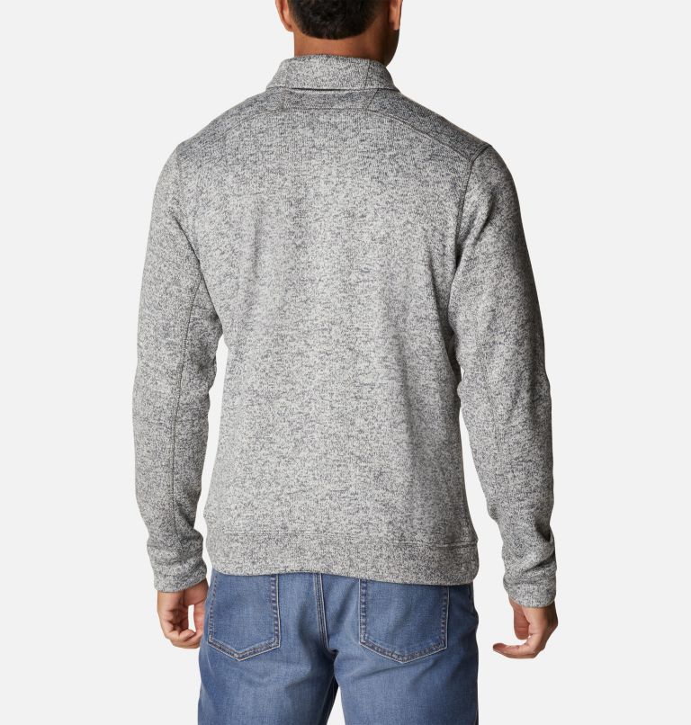 Men's Sweater Weather Fleece Pullover, Color: City Grey Heather, image 2