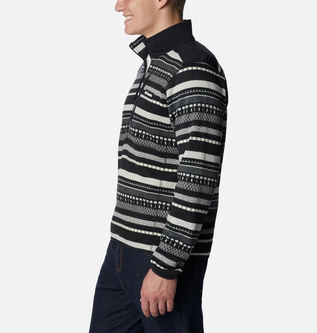 Men's Sweater Weather™ II Printed Fleece Half Zip Pullover 3