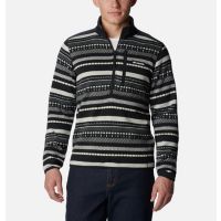 Columbia Mens Sweater Weather II Printed Fleece Half Zip Pullover Deals