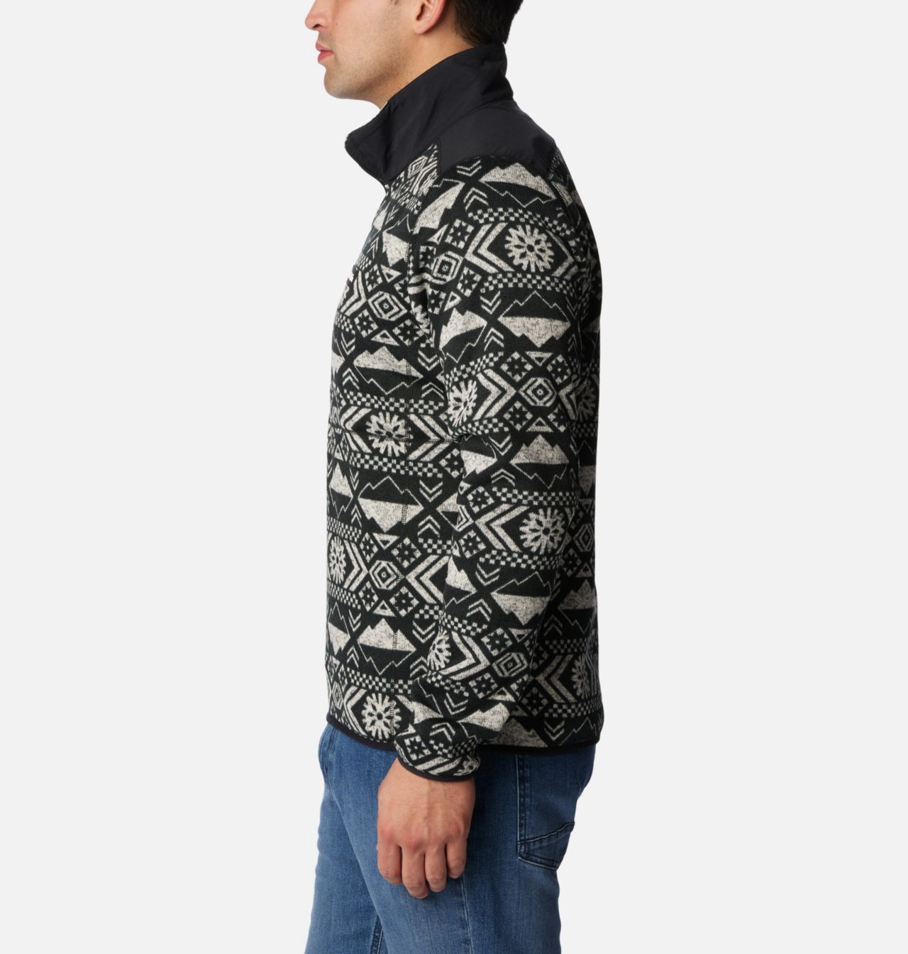 Men's Sweater Weather™ II Printed Fleece Half Zip Pullover 3