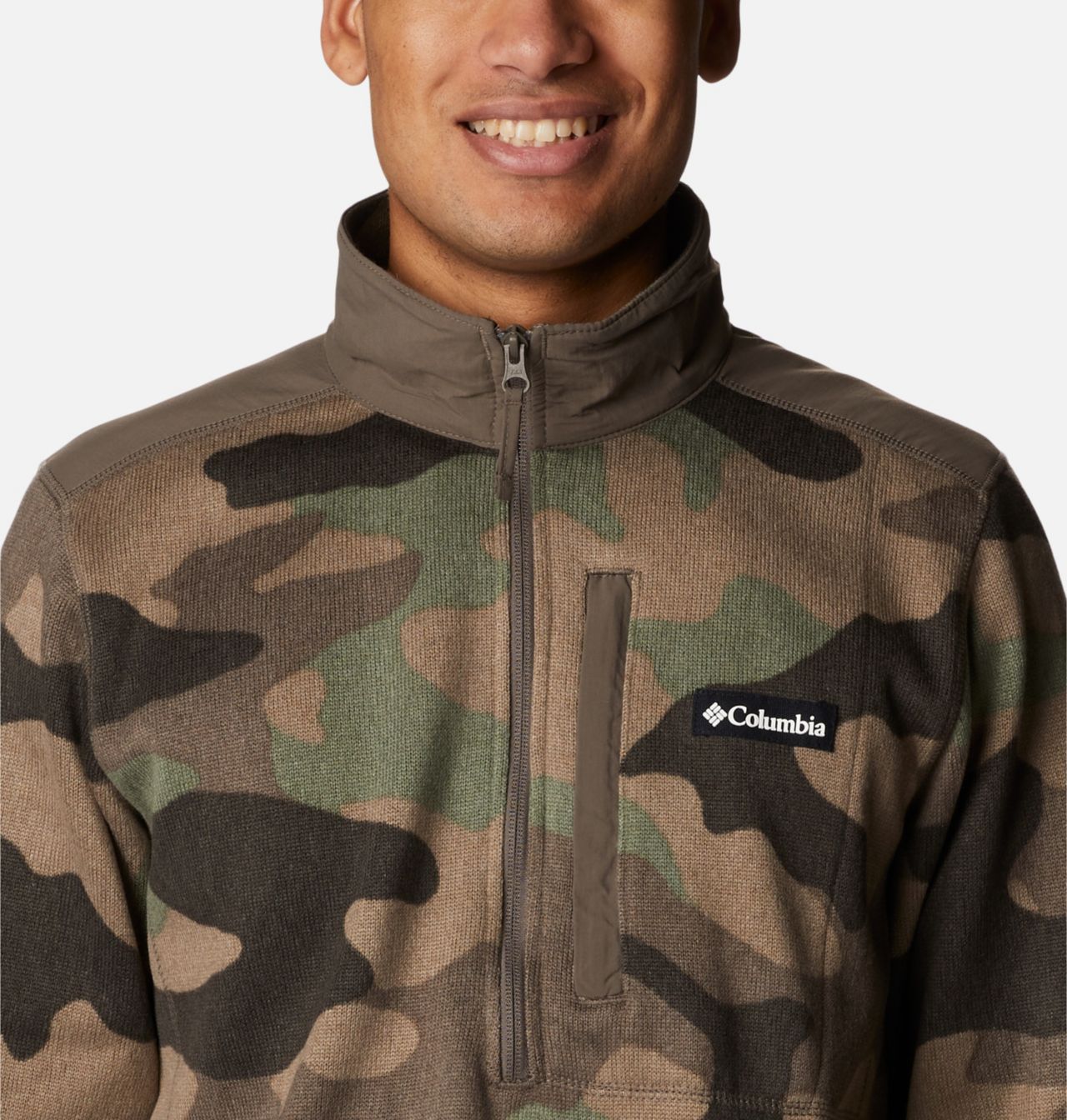 Men's Sweater Weather™ II Printed Fleece Half Zip Pullover 4