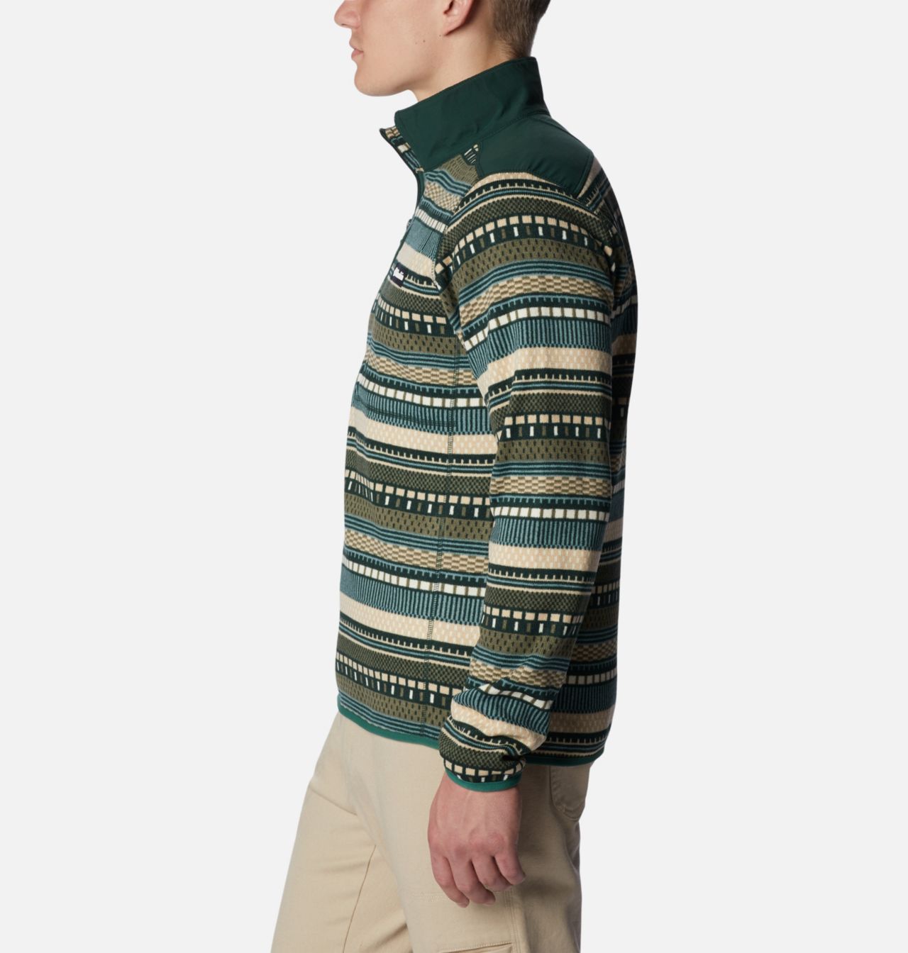 Men's Sweater Weather™ II Printed Fleece Half Zip Pullover 3
