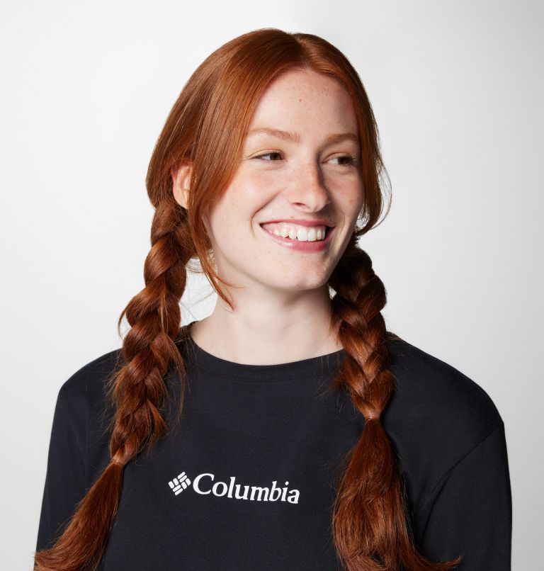 Women's North Cascades Long Sleeve T-shirt, Color: Black, Gem Columbia, image 5
