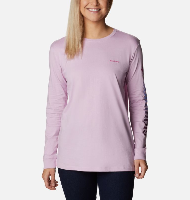 North Cascades LS Tee | 572 | XL, Color: Aura, CSC Gradient Sleeve, image 1