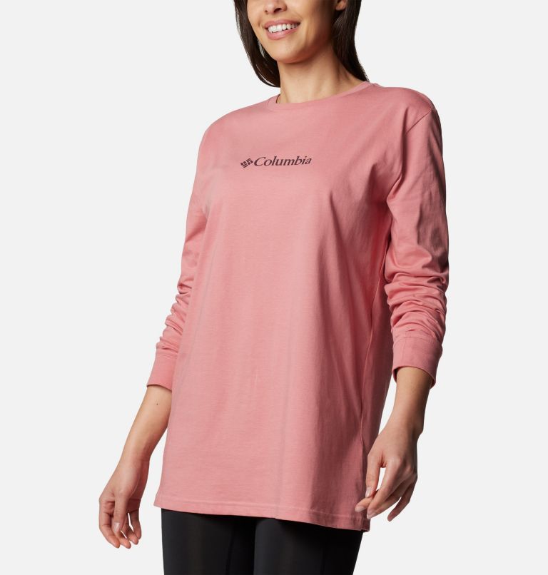 Women's North Cascades Long Sleeve T-shirt, Color: Pink Agave, Gem Columbia, image 5