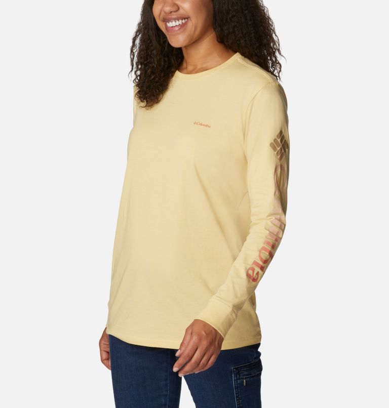 T-shirt Manches Longues North Cascades Femme, Color: Cornstalk CSC Gradient Sleeve, image 5
