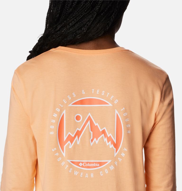 Women's Long-Sleeve Logo Graphic Tee, Women's Clearance