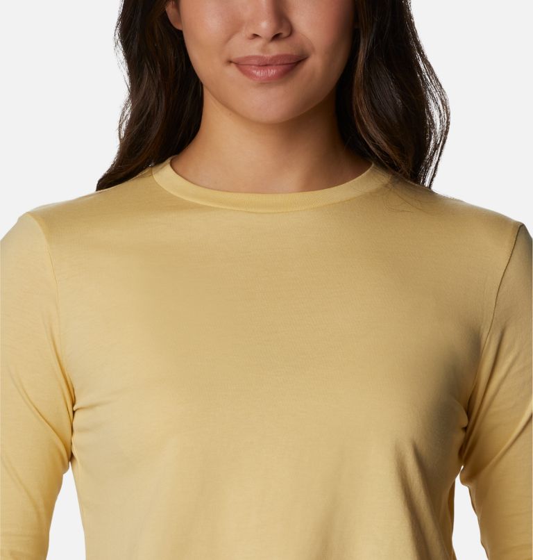 Thumbnail: T-shirt Imprimé Manches Longues North Cascades Femme, Color: Cornstalk, CSC Gradient Sleeve, image 4