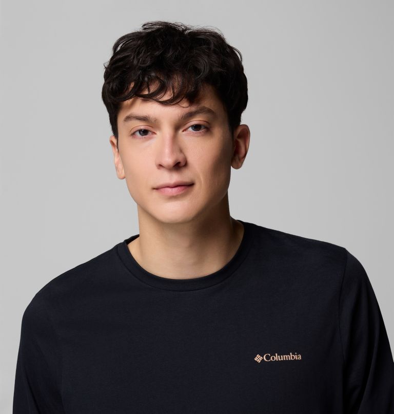 CSC Seasonal Logo Longsleeve aus Bio-Baumwolle T-Shirt für Männer, Color: Black, Meadowland, image 5