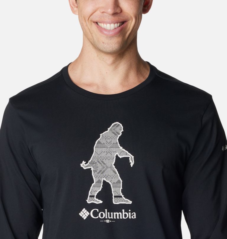 CSC Seasonal Logo LS Tee | 012 | XXL, Color: Black, Sasquatch Graphic, image 4