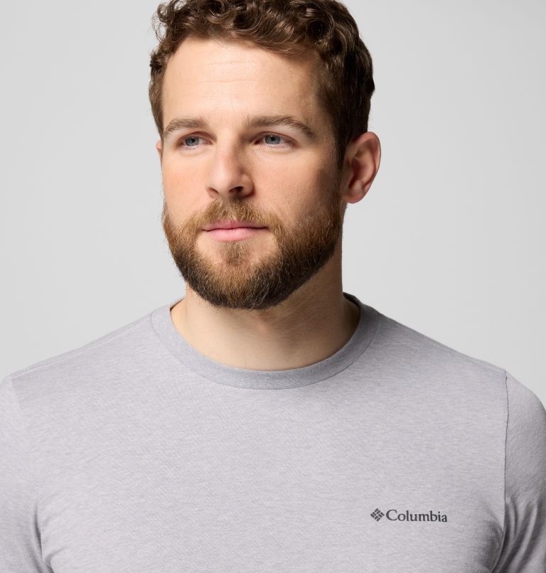 CSC Seasonal Logo Longsleeve aus Bio-Baumwolle T-Shirt für Männer, Color: Columbia Grey Hthr, Meadowland, image 5